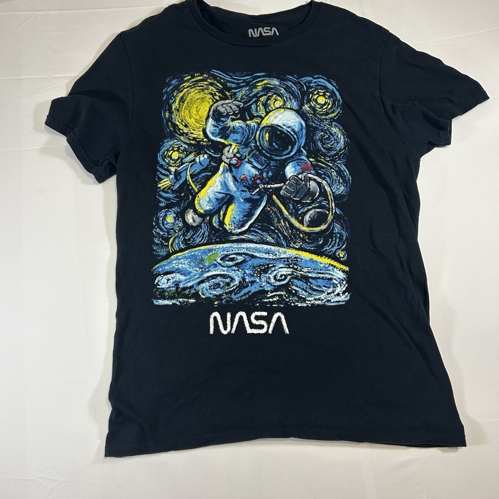 NASA Vintage Vincent Van Gogh Astronaut T Shirt‎ Men's Medium